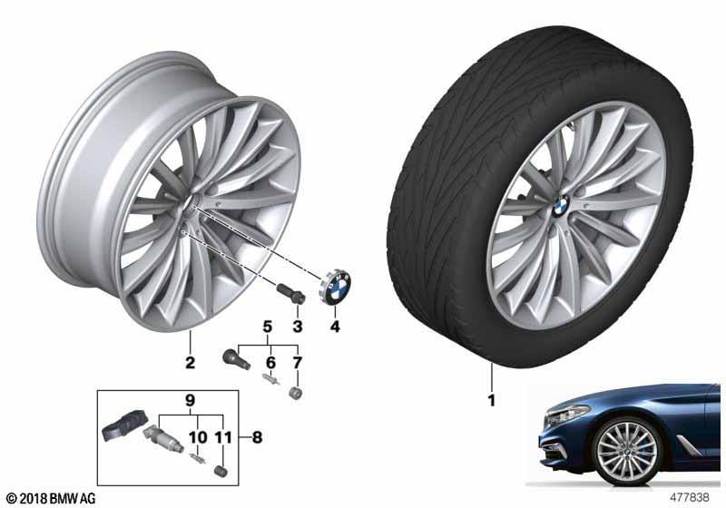 BMW LM Rad Vielspeiche 633 - 19"