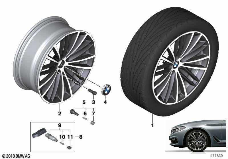 BMW LM Rad V-Speiche 635 - 19"