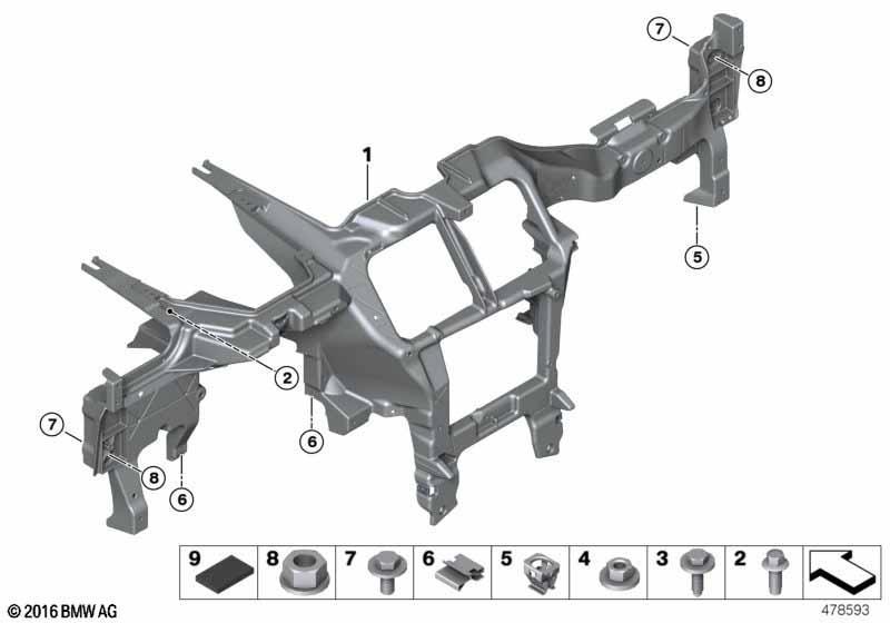 Träger Instrumententafel