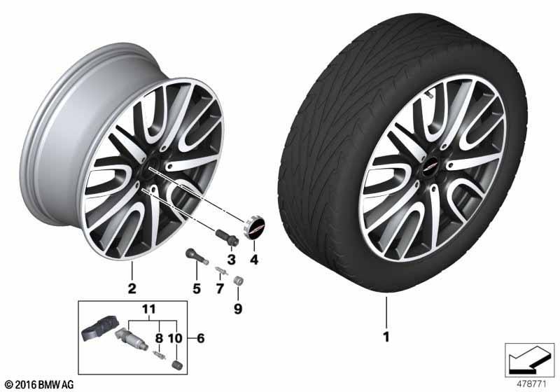 MINI LM Rad JCW Thrill Spoke 529 - 18"