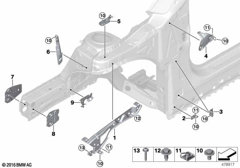 Vorderbau Halter