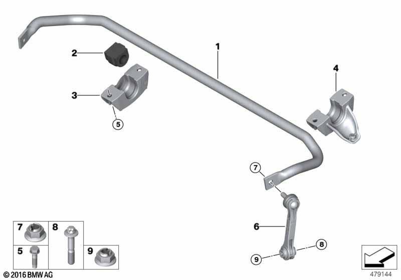 Stabilisator hinten