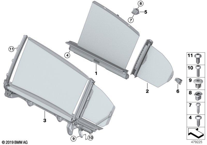 Sonnenschutzrollo Tür hinten