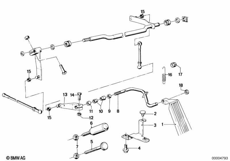 Gasbetätigung/Gasgestänge