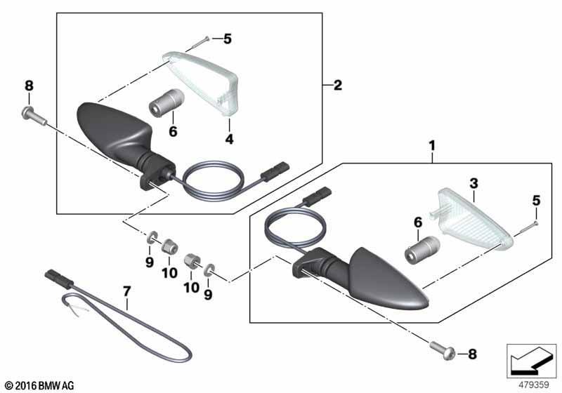 Blinkleuchten hinten