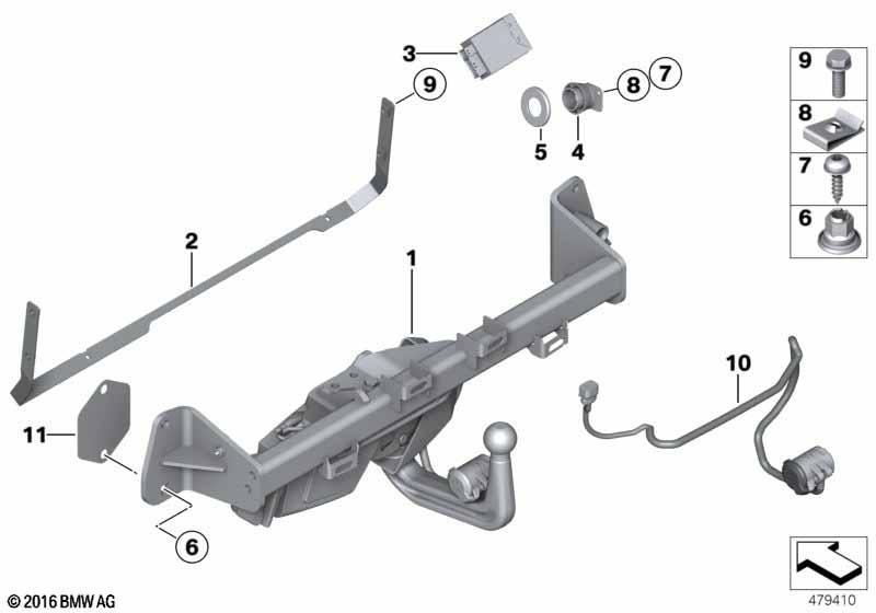 Anhängerkupplung elektrisch schwenkbar