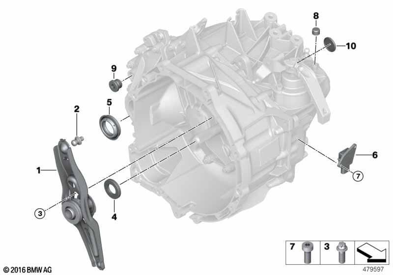 Getriebeeinzelteile GS6-59DG/SG