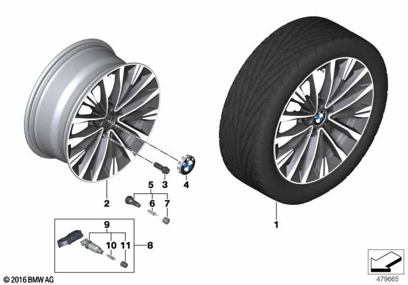 BMW LM Rad Vielspeiche 547 - 17"