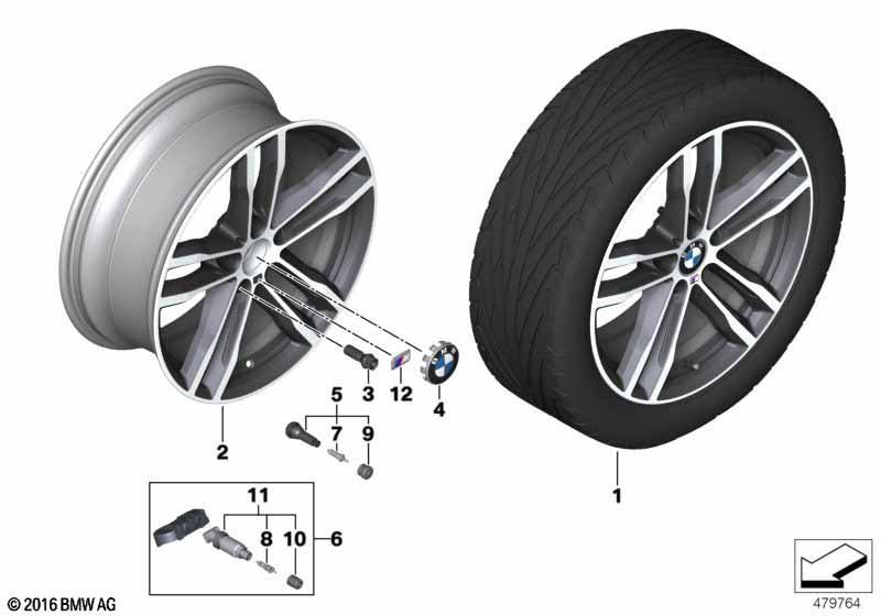 BMW LM Rad M Doppelspeiche 704 - 19"