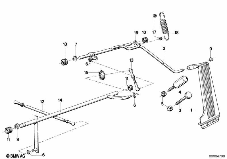 Gasbetätigung/Gasgestänge