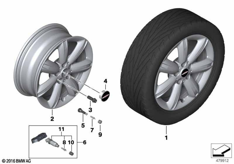 MINI LM Rad Star Spoke 539 - 17" SZ