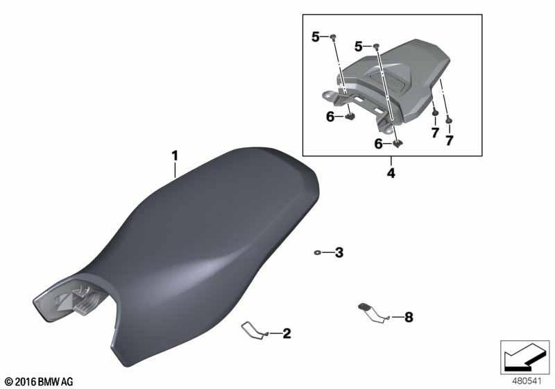 Rallyesitz mit Gepäckplatte