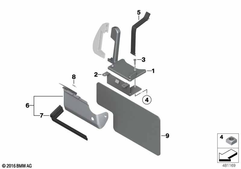 Batterieträger/Wärmeabschottung