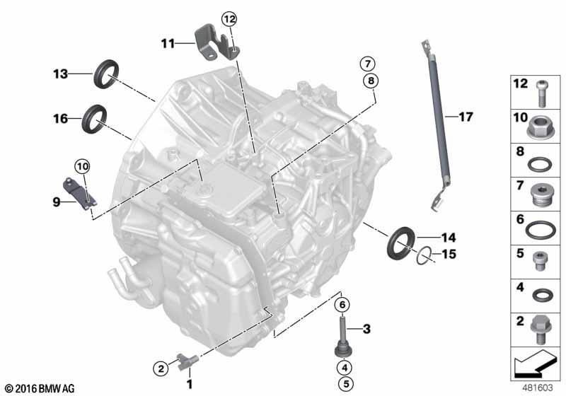 GA6F21AW Anbauteile/Dichtungen