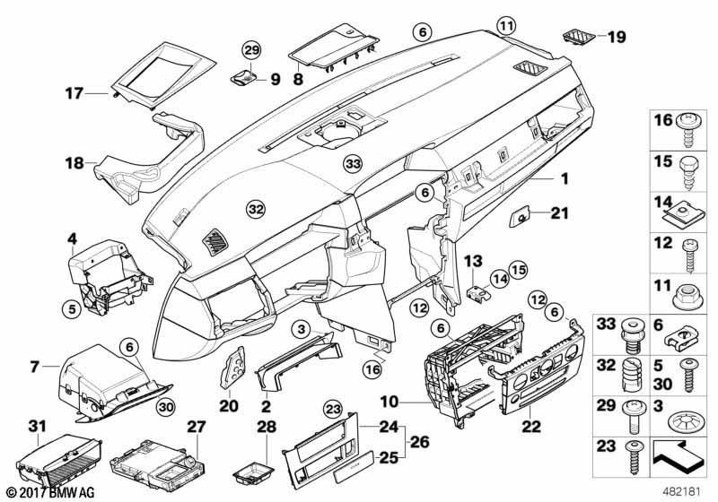 Verkleidung Instrumententafel