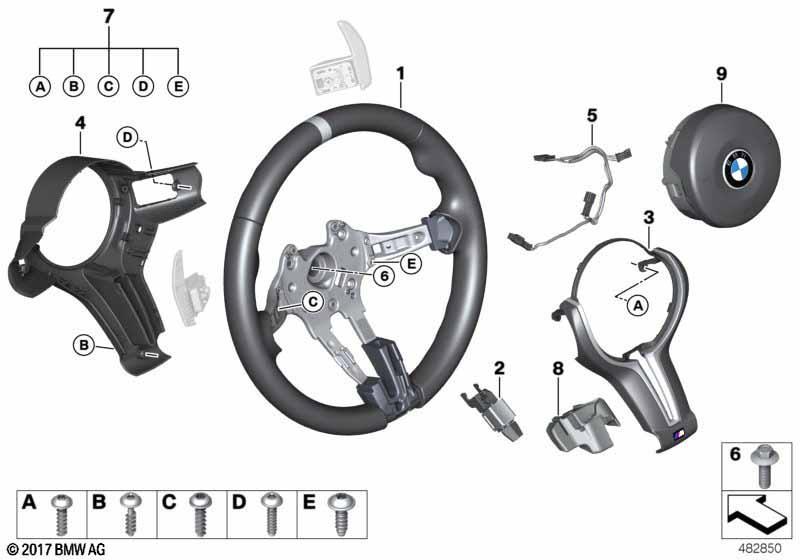 M Sportlenkrad Airbag Alcantara