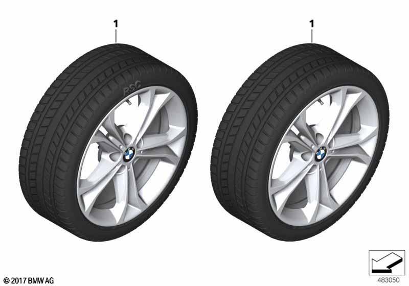 Winterkomplettrad Doppelspeiche 688 -18"