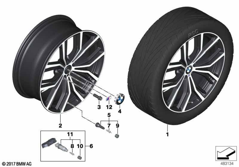 BMW LM Rad Y-Speiche 701M - 21" SZ