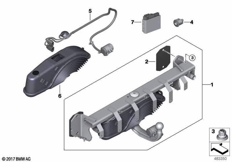 Anhängerkupplung elektrisch schwenkbar