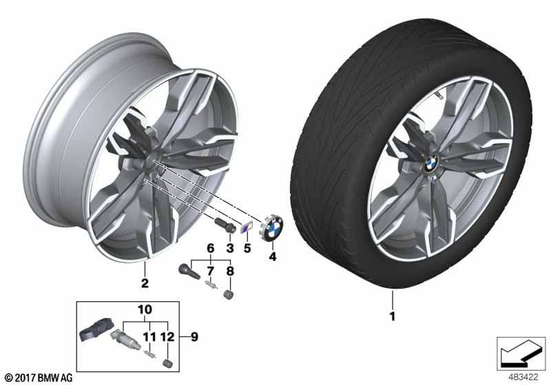 BMW LM Rad Doppelspeiche 718M - 21"