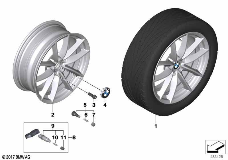 BMW LM Rad V-Speiche 618 - 18"