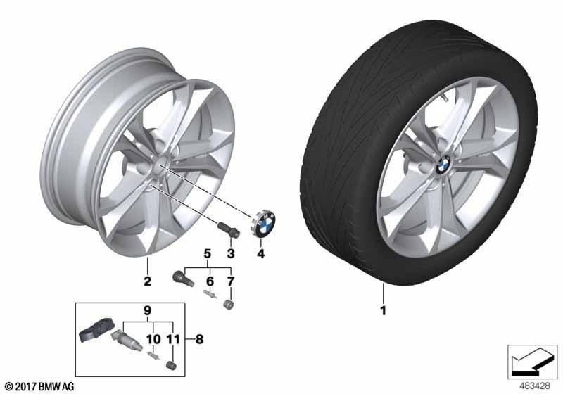 BMW LM Rad Doppelspeiche 688 - 18"