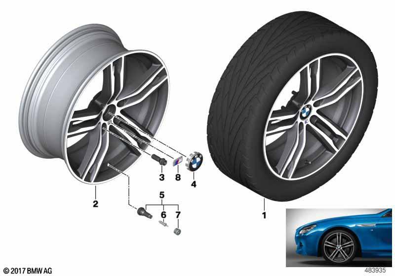 BMW LM Rad Doppelspeiche 703M - 20"