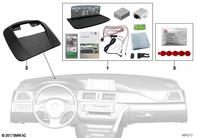 BMW Head-Up Screen für Integrated Navi