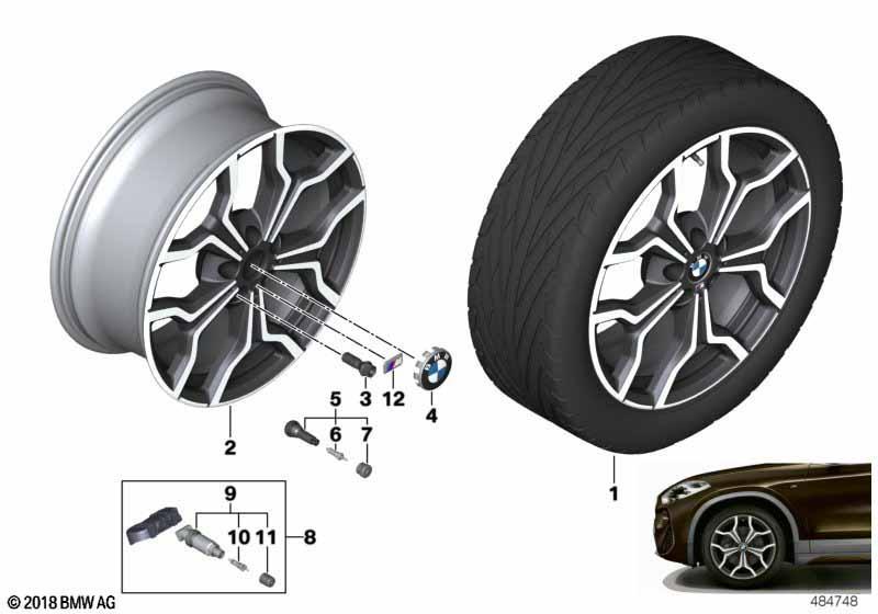 BMW LM Rad M Doppelspeiche 722M - 19"