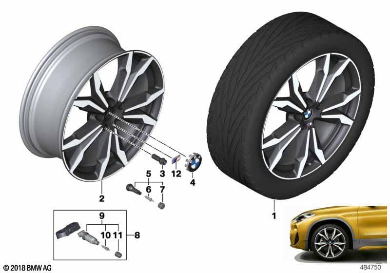 BMW LM Rad M Doppelspeiche 717M - 20"