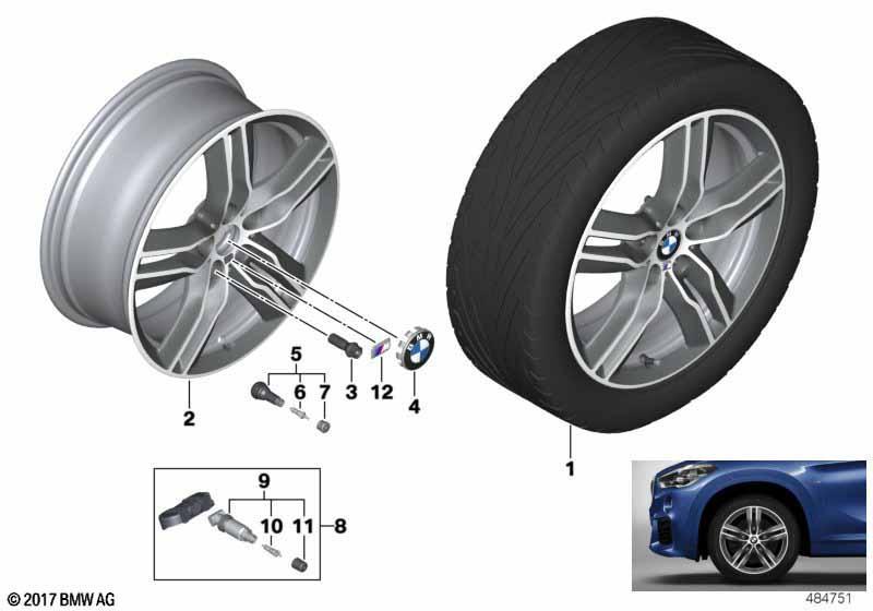 BMW LM Rad M Doppelspeiche 570M - 18"