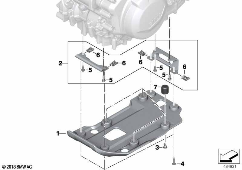 Motor Unterfahrschutz Kunststoff