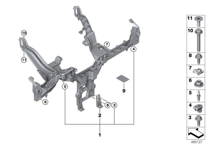 Träger Instrumententafel