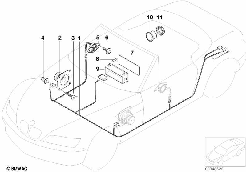 Einzelteile Stereo System