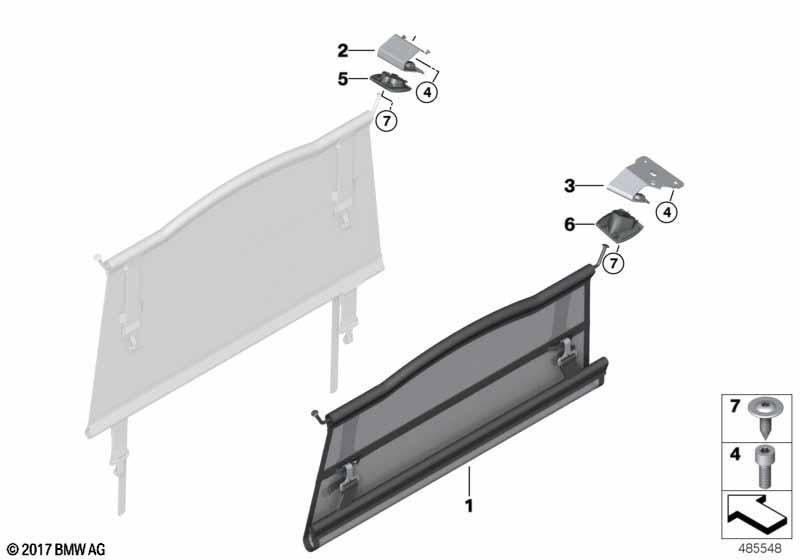 Trennnetz / Sichtschutz Gepäckraum