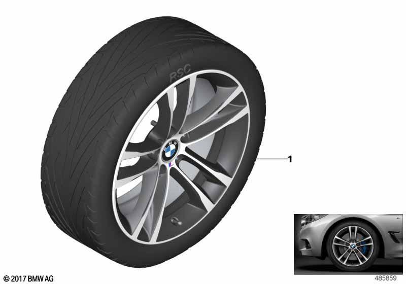 BMW LM Rad M Doppelspeiche 598M - 19"