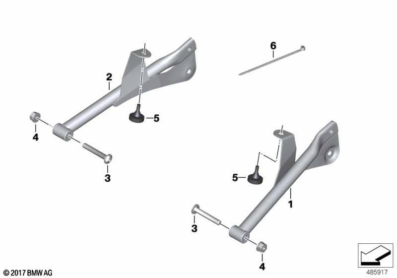 Halter LED-Zusatzscheinwerfer