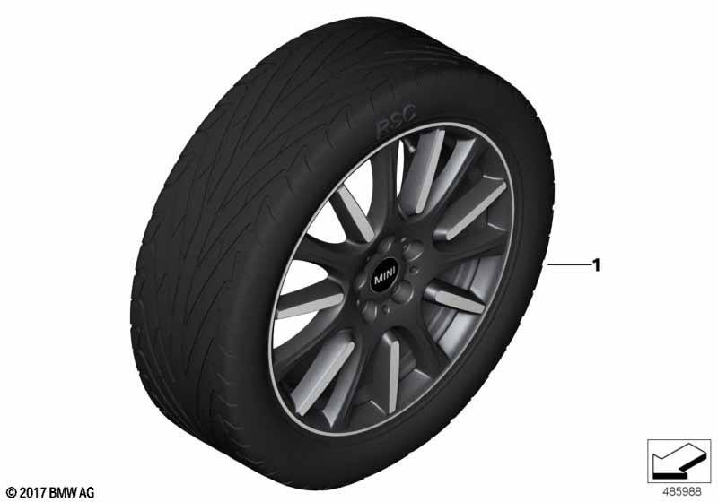 MINI LM Rad High Spoke 596 - 18"