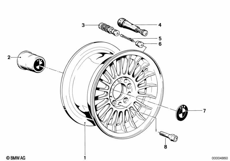 Scheibenrad Leichtmetall