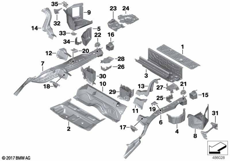 Gepäckraumboden Anbauteile