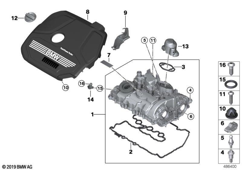 Zylinderkopfhaube/Anbauteile