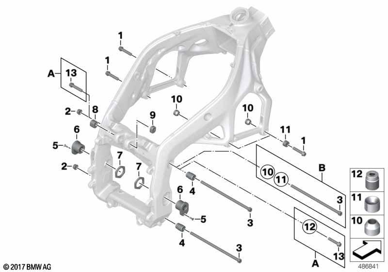 Motoraufhängung-Schwingendrehpunkt