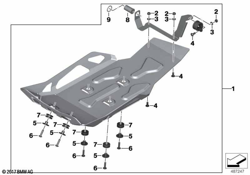 Motorschutz Aluminium