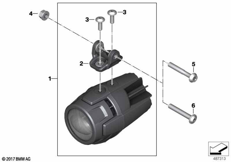 LED-Zusatzscheinwerfer "Nano"