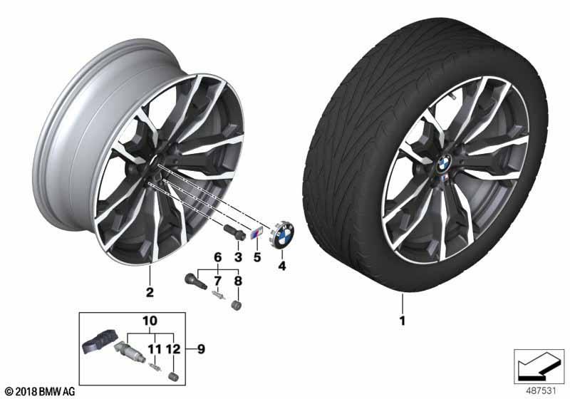 BMW LM Rad Doppelspeiche 787M - 20"