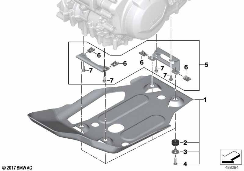 Motor Unterfahrschutz Aluminium