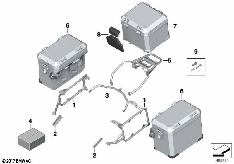 Gepäcksystem Aluminium