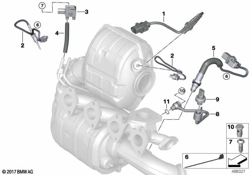 Dieselpartikelfiltersensorik/Anbauteile