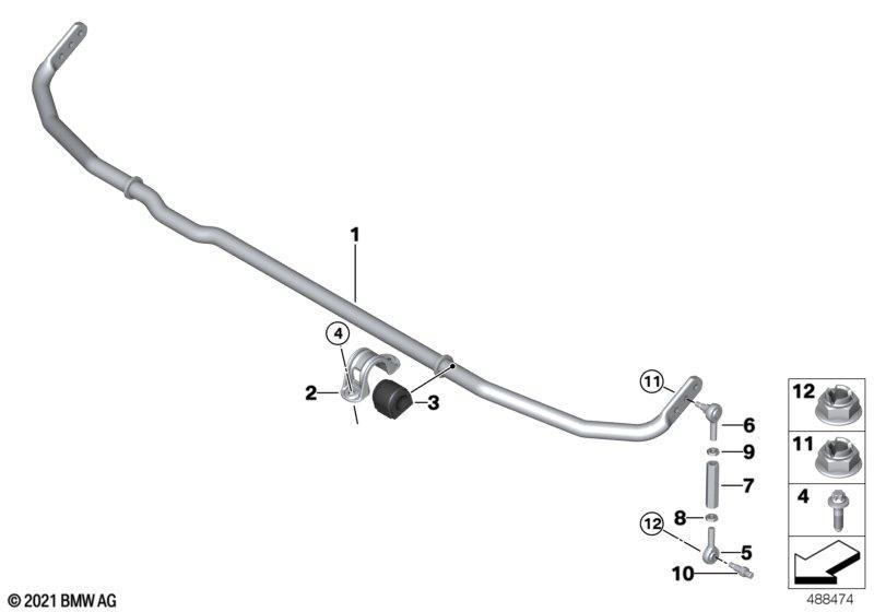 Stabilisator hinten