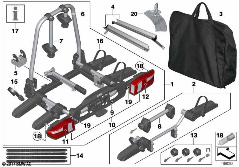 Rear bicycle carrier "Pro"